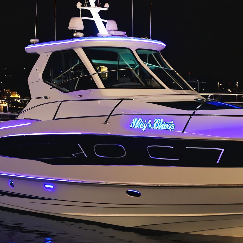 Illuminated Boat Signs